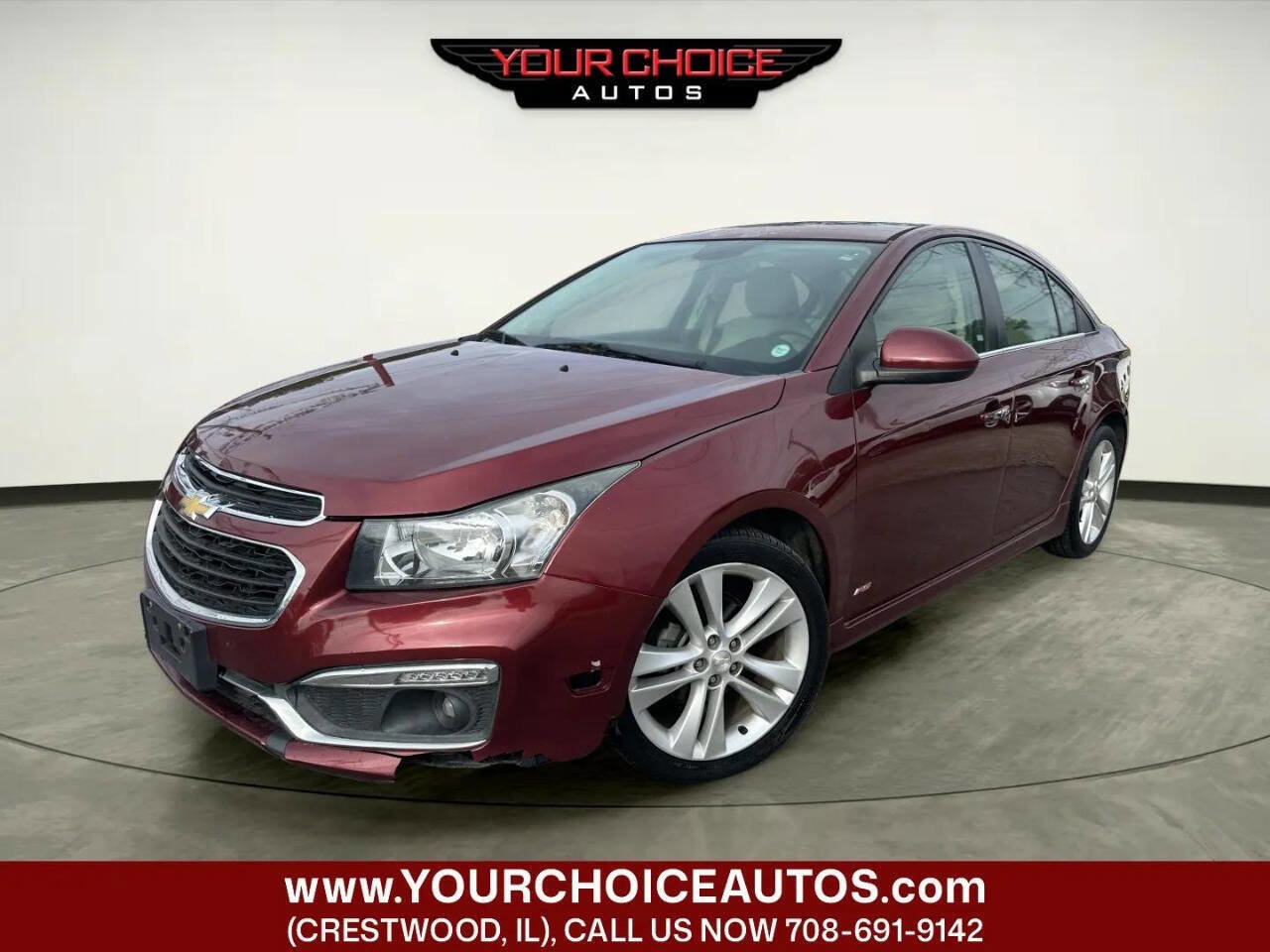 Used 2015 Chevrolet Cruze LTZ w/ Sun, Sound and Sport Package