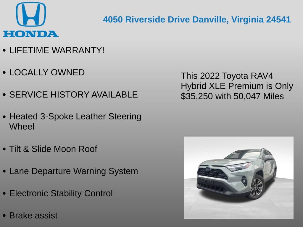 Used 2022 Toyota RAV4 XLE Premium AWD/4WD image 12