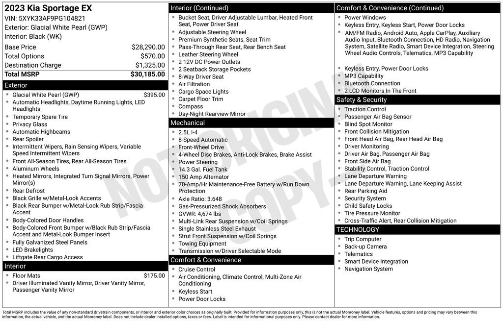 Used 2023 Kia Sportage EX image 18