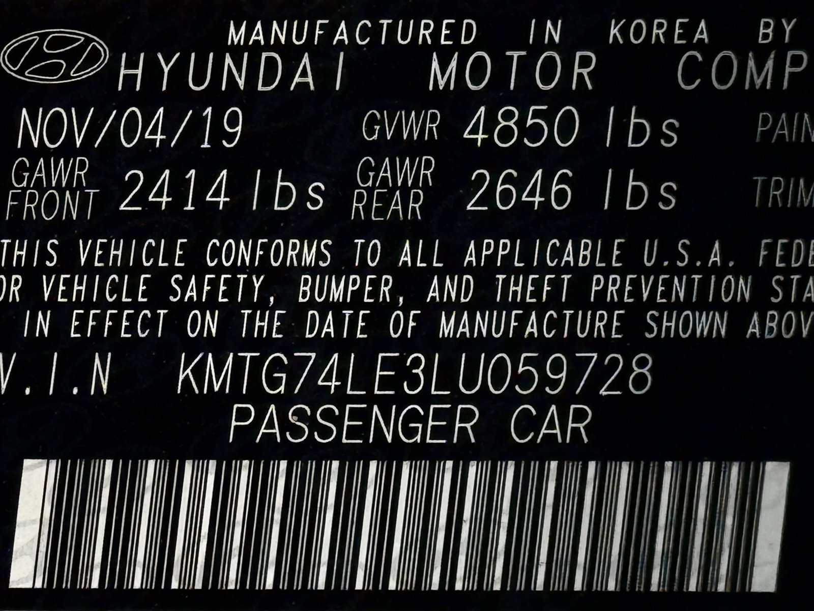 Used 2020 Genesis G70 3.3T w/ Elite Package image 52