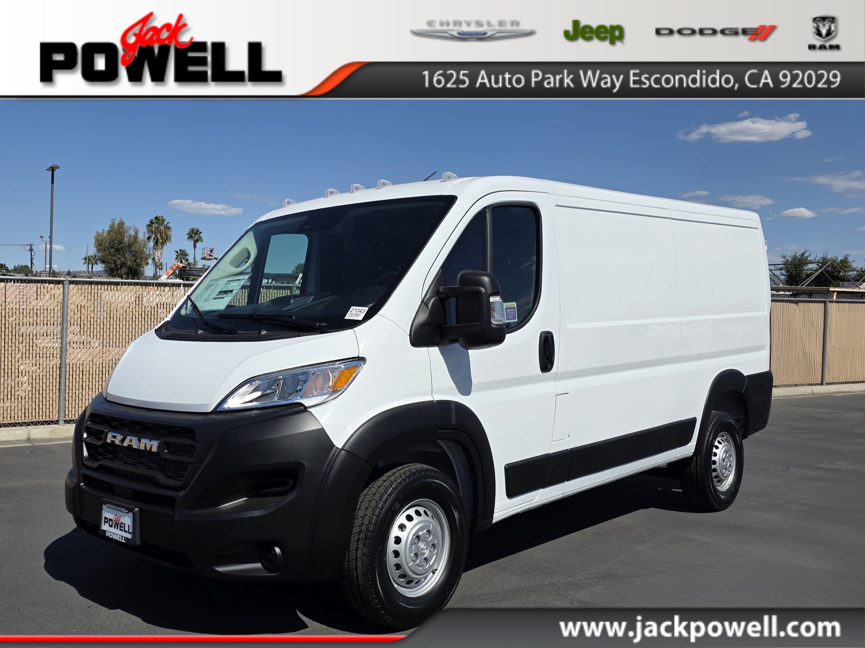 New 2027 RAM ProMaster 1500