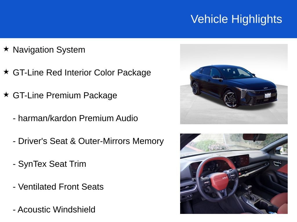 Used 2025 Kia K4 GT-Line w/ GT-Line Premium Package FWD image 12