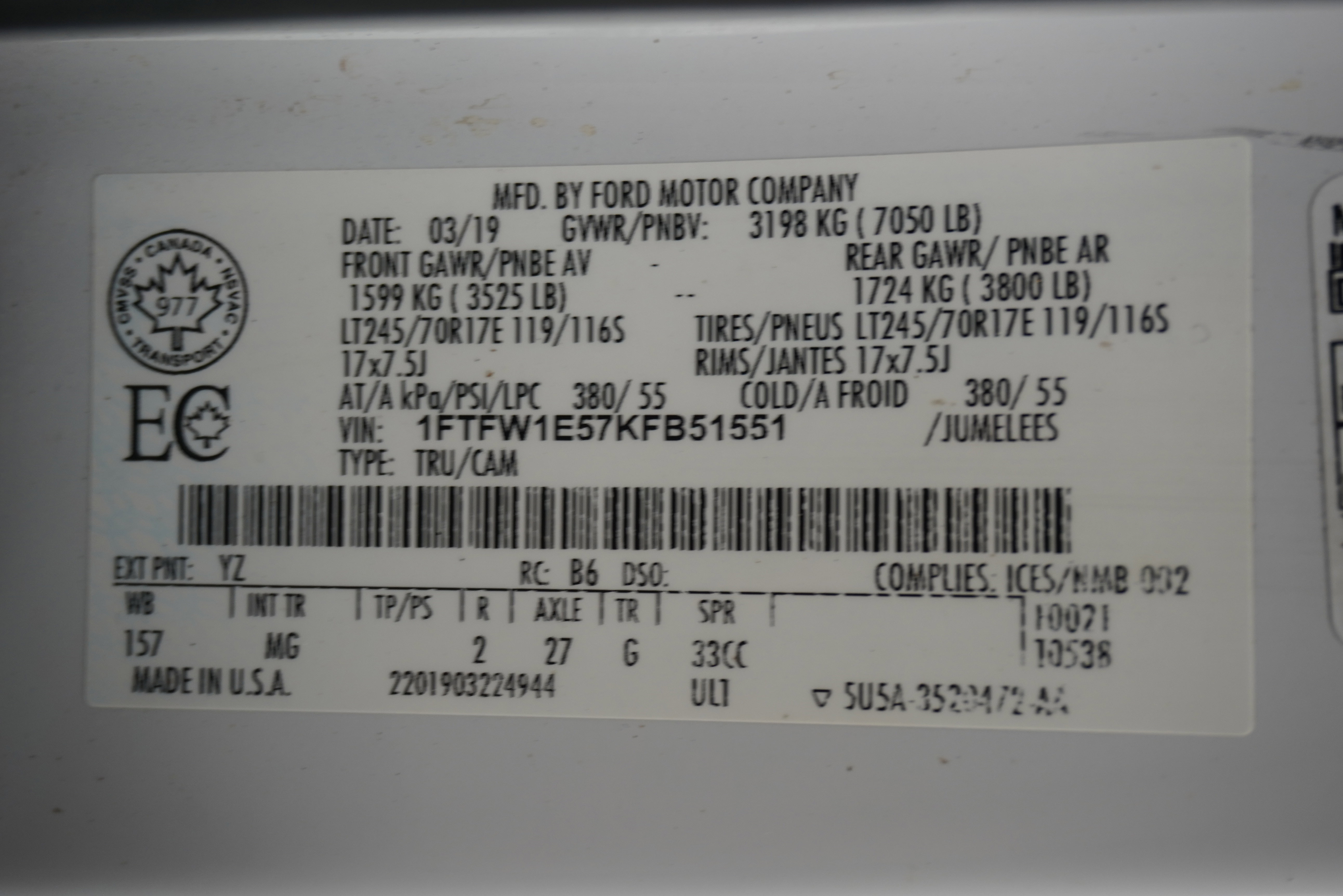Used 2019 Ford F150 XLT AWD/4WD image 28