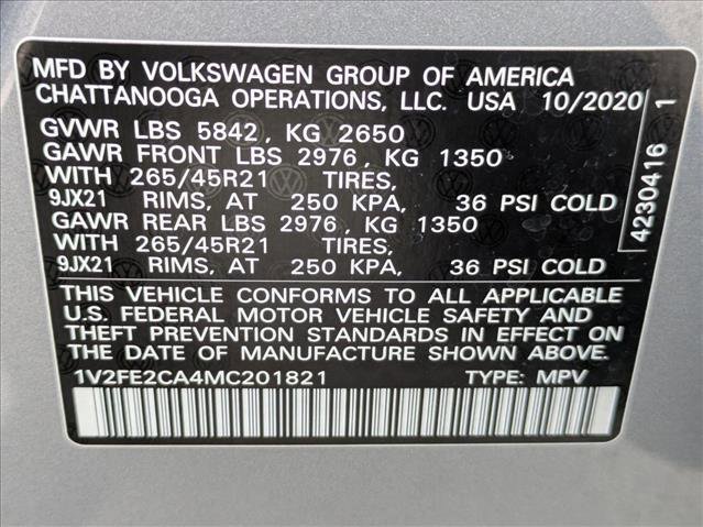 Used 2021 Volkswagen Atlas Cross Sport SEL Premium image 27