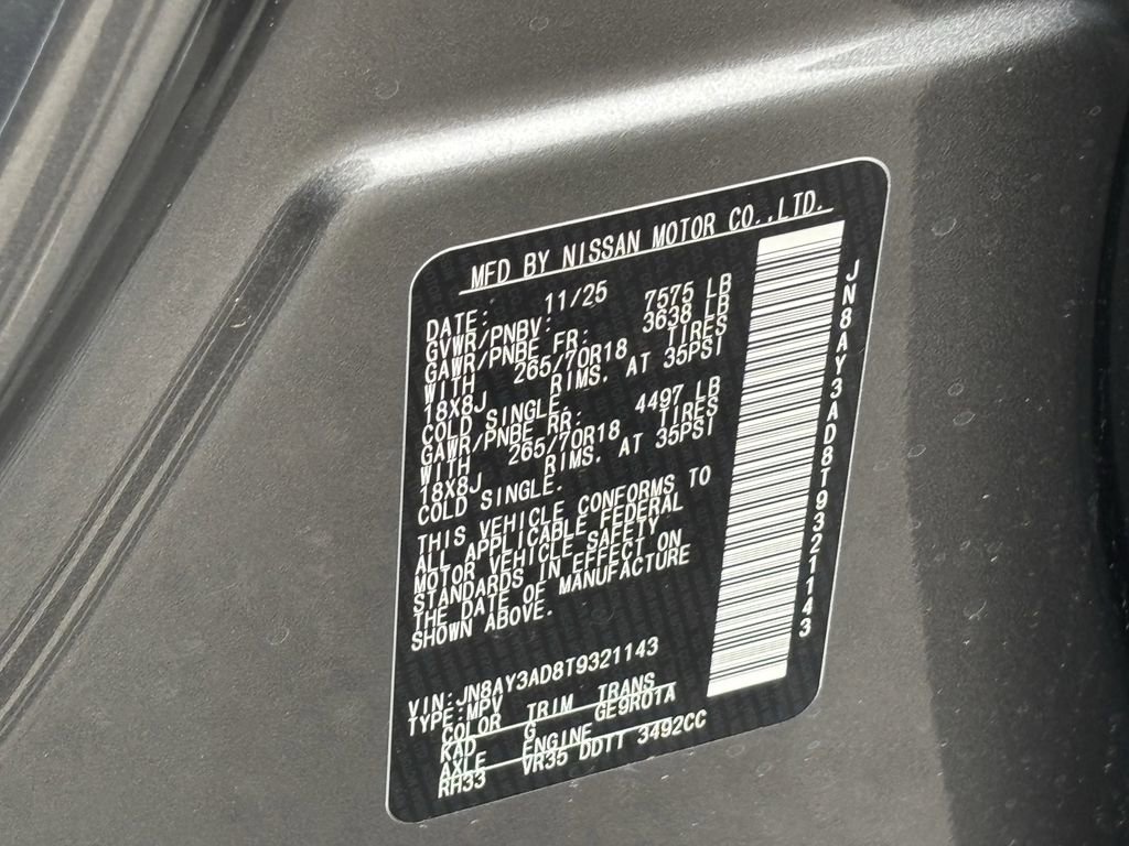 New 2026 Nissan Armada SV image 21