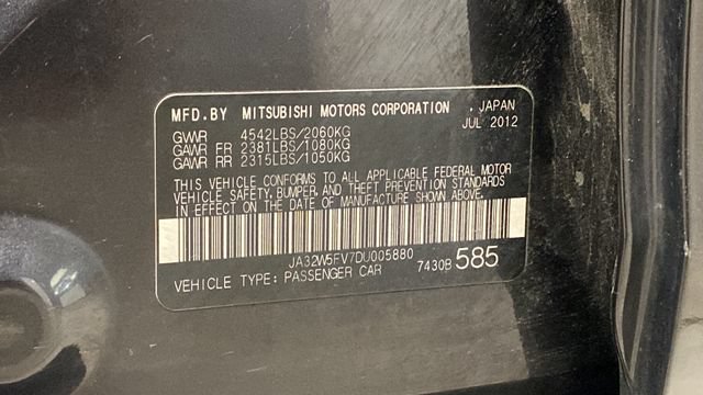 Used 2013 Mitsubishi Lancer Evolution MR AWD/4WD image 24