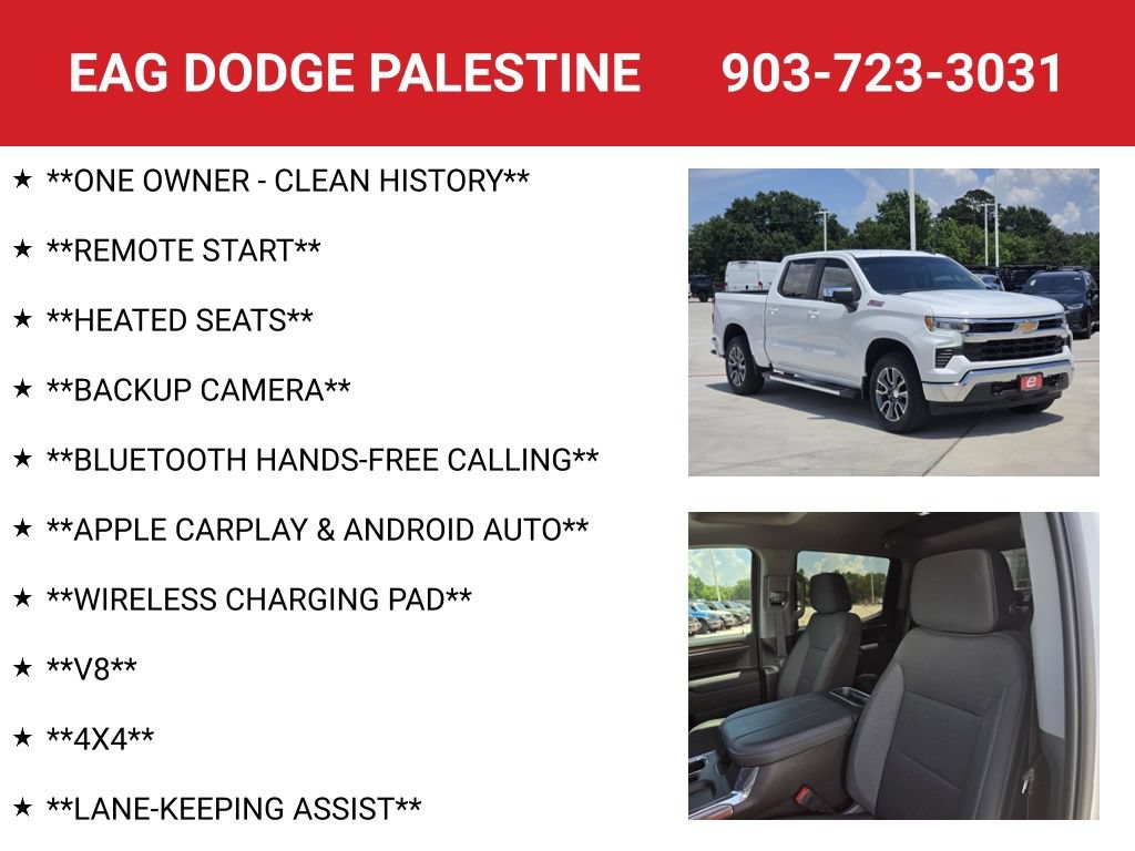 Used 2023 Chevrolet Silverado 1500 LT w/ Z71 Off-Road Package AWD/4WD image 4