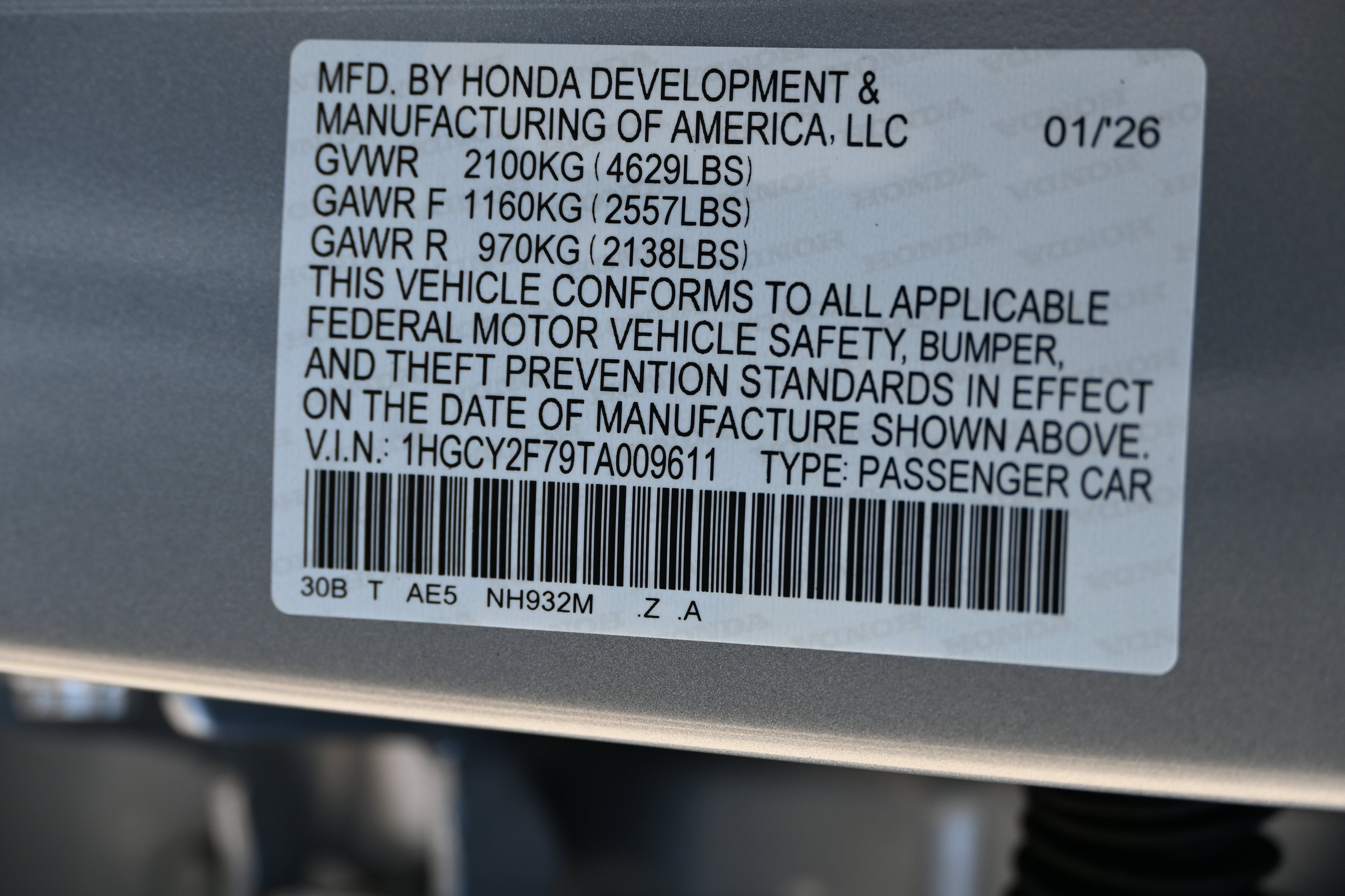 New 2026 Honda Accord Sport image 23