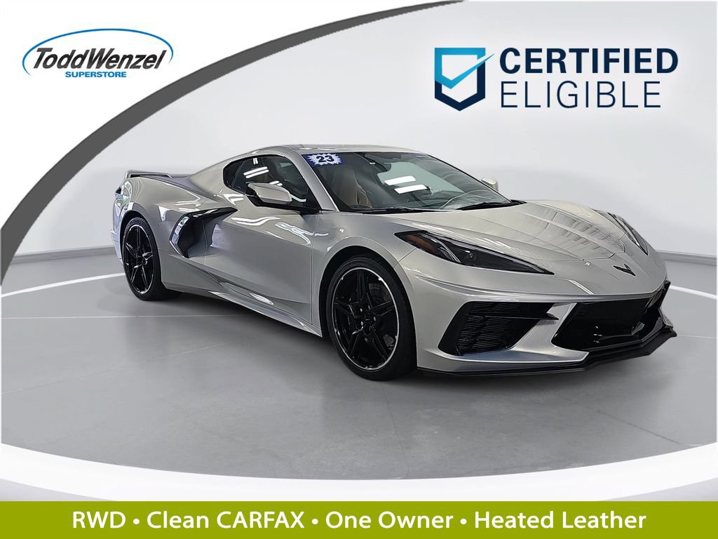 Certified 2023 Chevrolet Corvette Stingray Preferred Cpe w/ Z51 Performance Package