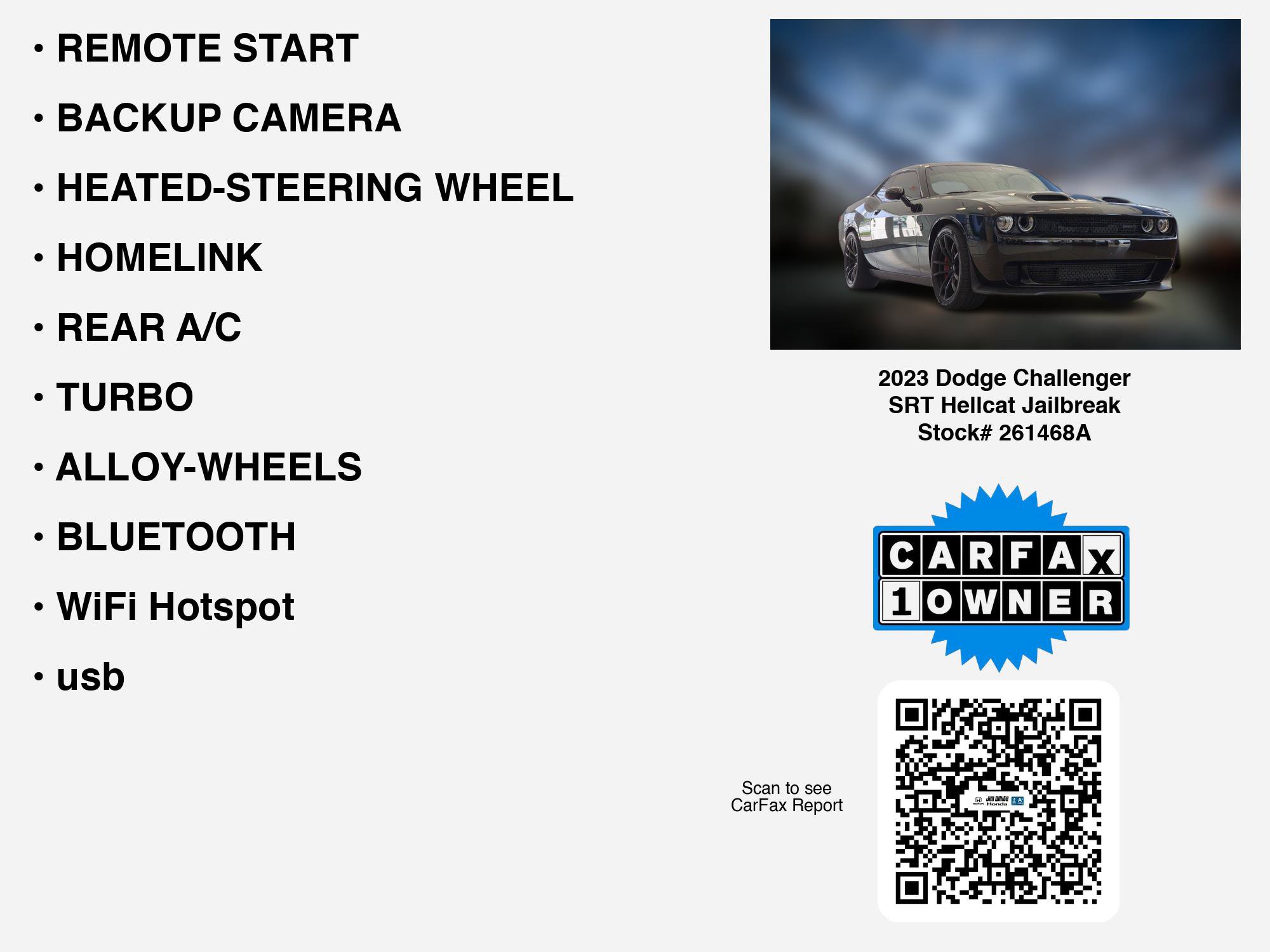 Used 2023 Dodge Challenger SRT Hellcat RWD image 33