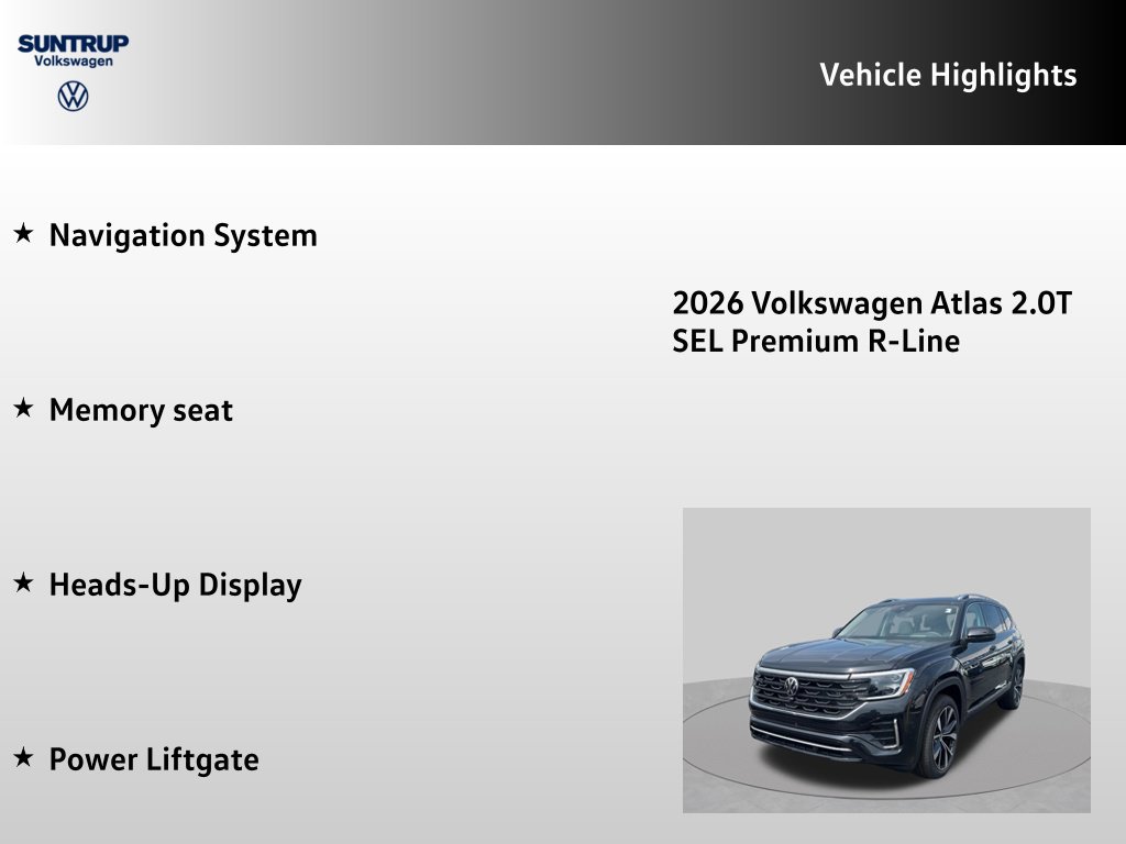 New 2026 Volkswagen Atlas SEL Premium R-Line AWD/4WD image 7