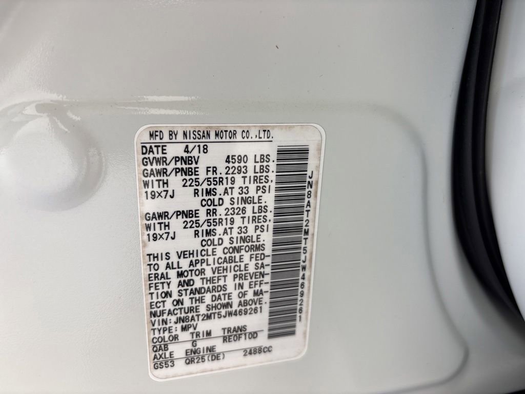 Used 2018 Nissan Rogue SL w/ Premium Package FWD image 12
