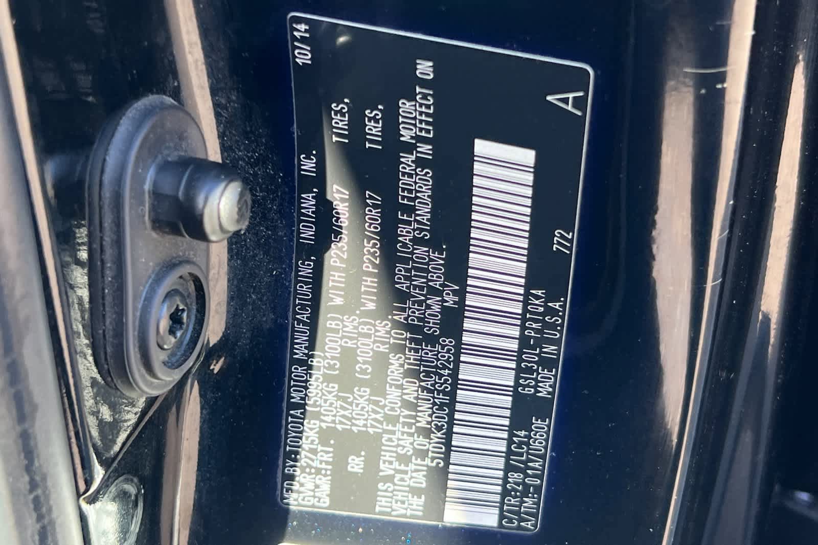 Used 2015 Toyota Sienna XLE FWD image 35