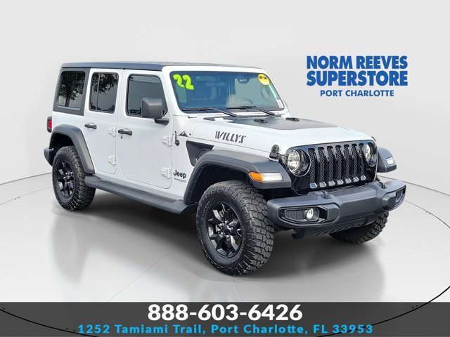 Used 2022 Jeep Wrangler Unlimited Sport image 1