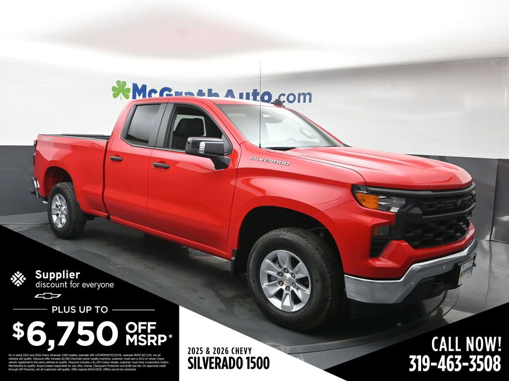 New 2025 Chevrolet Silverado 1500 W/T w/ WT Safety Package