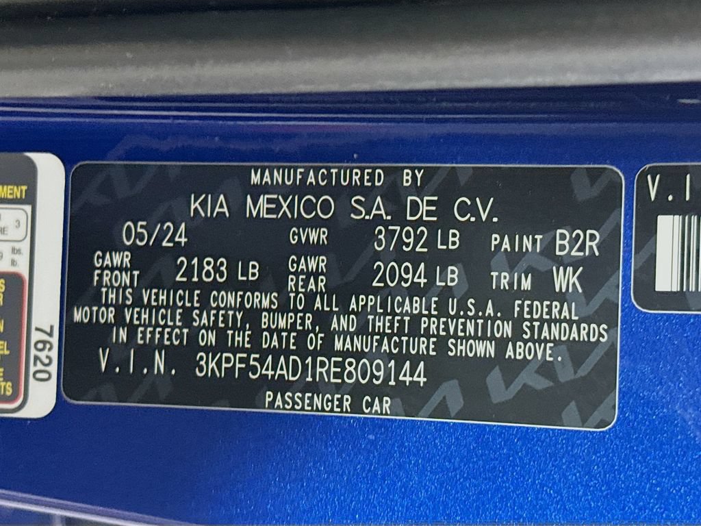 Certified 2024 Kia Forte GT-Line w/ GT-Line Premium Package FWD image 37