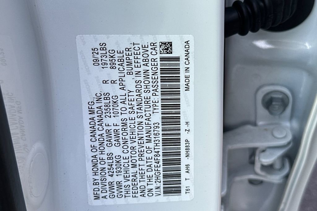 Certified 2026 Honda Civic Sport image 26