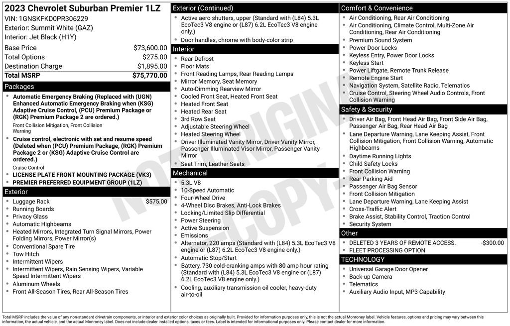 Used 2023 Chevrolet Suburban Premier image 22