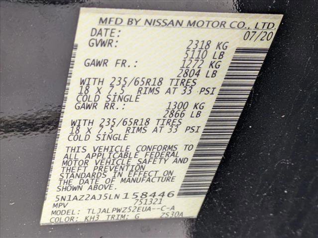 Used 2020 Nissan Murano S w/ Technology Package image 16