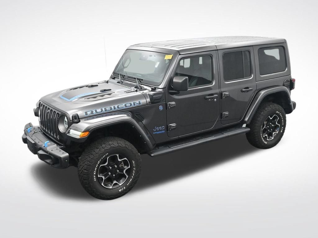 Used 2021 Jeep Wrangler Unlimited Rubicon 4xe w/ Steel Bumper Group AWD/4WD image 21