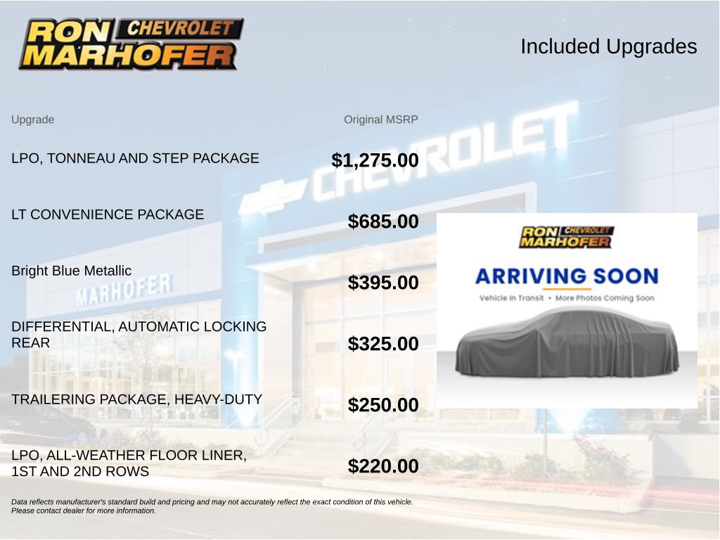 Used 2022 Chevrolet Colorado LT w/ LPO, Tonneau and Step Package AWD/4WD image 2