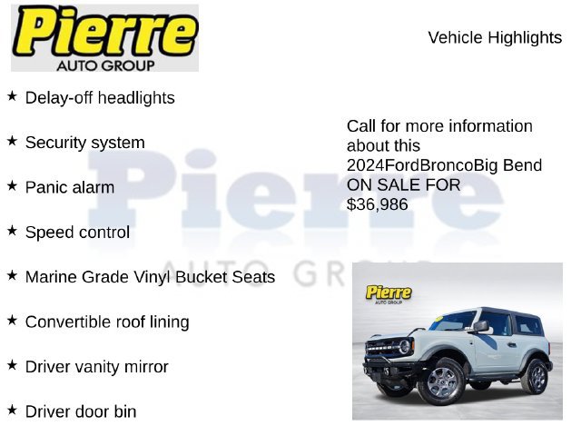 Used 2024 Ford Bronco Big Bend AWD/4WD image 22