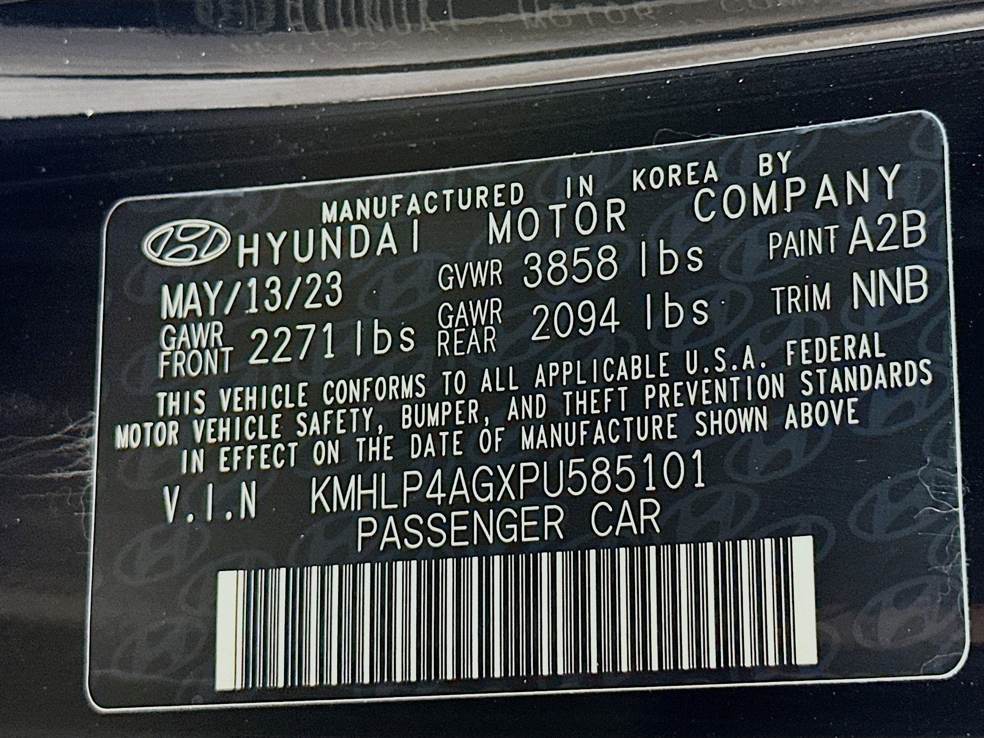 Used 2023 Hyundai Elantra Limited w/ Cargo Package image 12