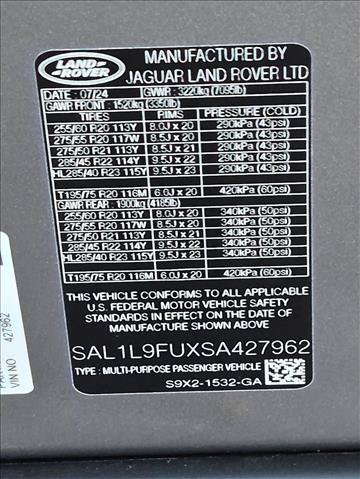 Certified 2025 Land Rover Range Rover Sport Dynamic SE AWD/4WD image 26