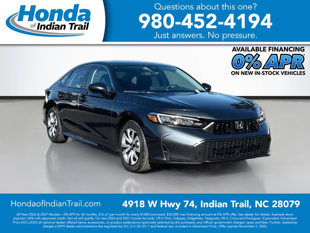 New 2026 Honda Civic LX