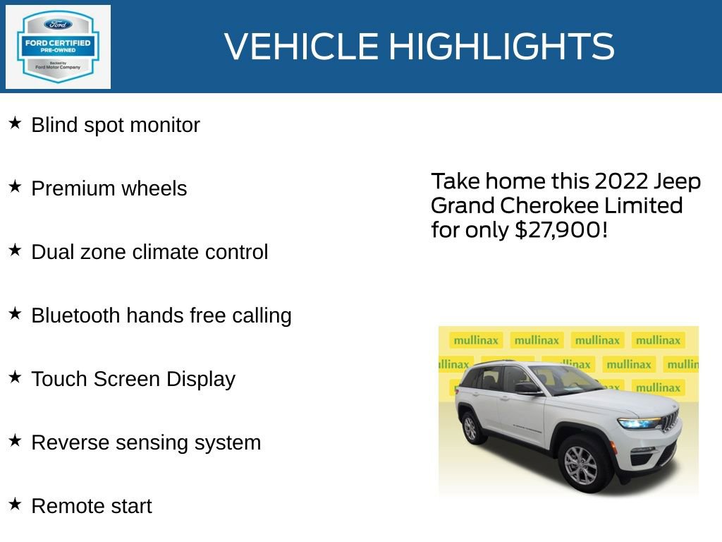Used 2022 Jeep Grand Cherokee Limited image 23