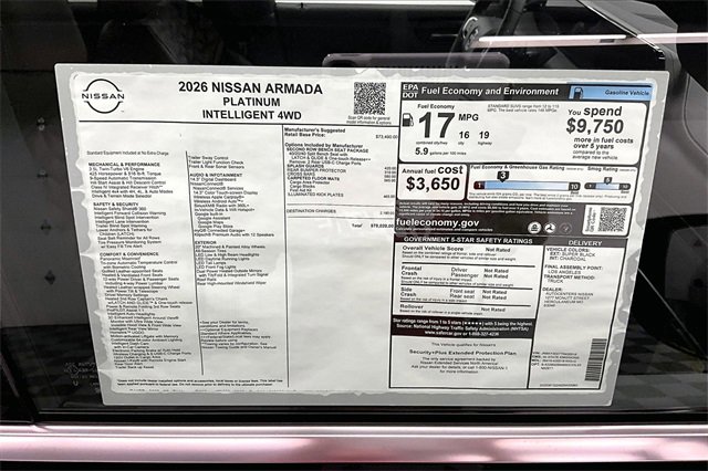 New 2026 Nissan Armada Platinum image 39