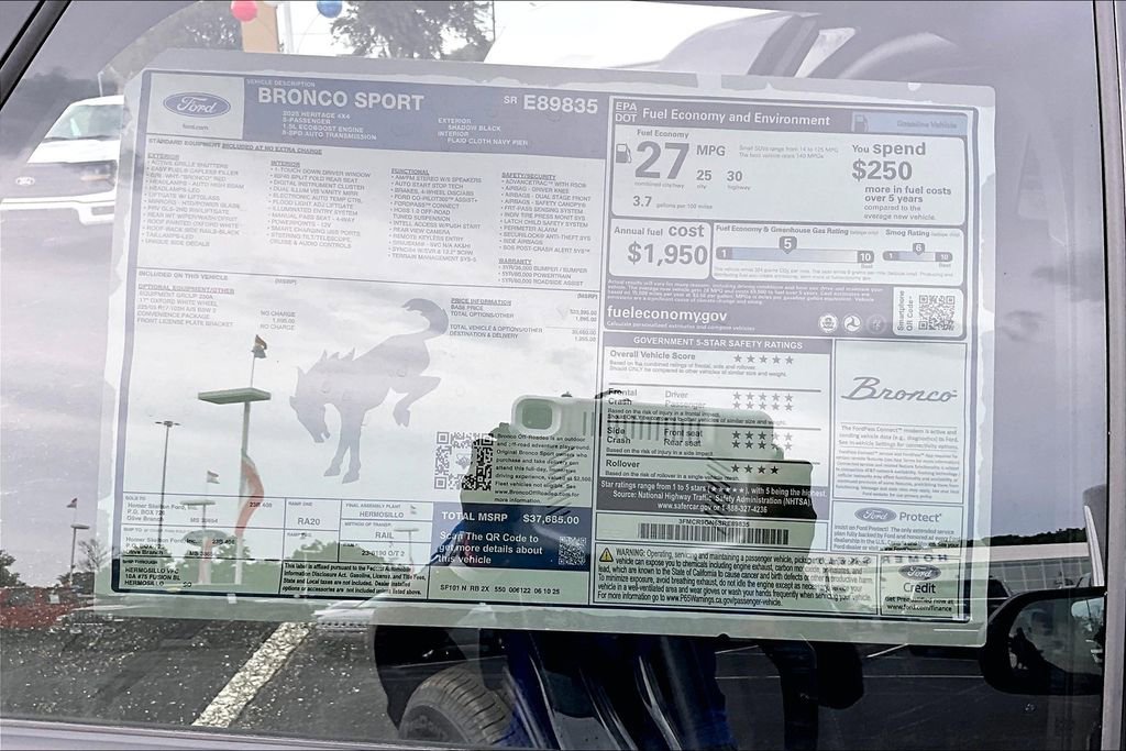 New 2025 Ford Bronco Sport Heritage w/ Convenience Package image 14