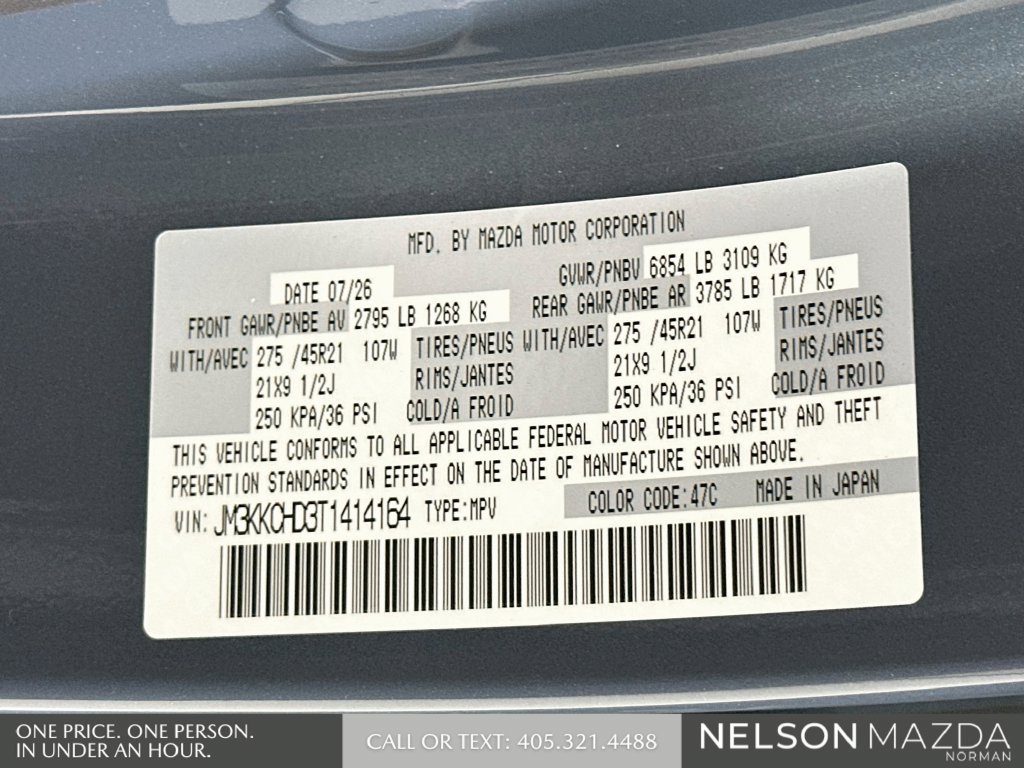 New 2026 MAZDA CX-90 3.3 Turbo w/ Premium Sport Pkg AWD/4WD image 36