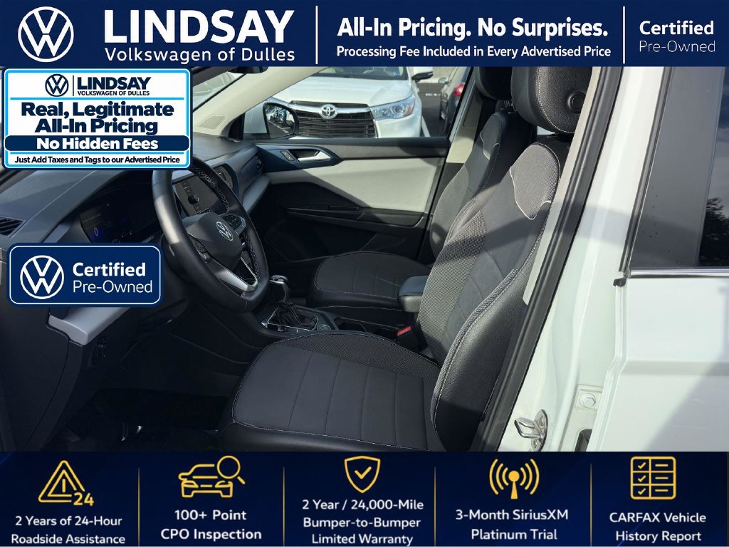 Used 2023 Volkswagen Taos SE w/ Panoramic Sunroof Package AWD/4WD image 12