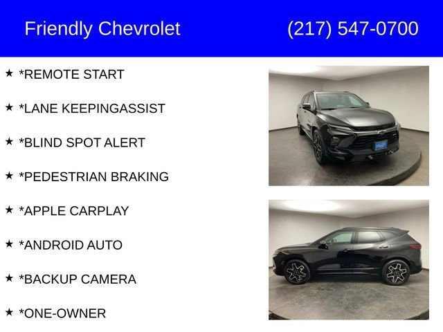 Certified 2024 Chevrolet Blazer RS w/ Driver Confidence II Package image 6