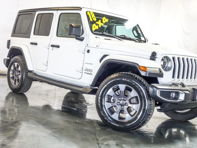 Used 2018 Jeep Wrangler Unlimited Sahara w/ LED Lighting Group AWD/4WD image 5