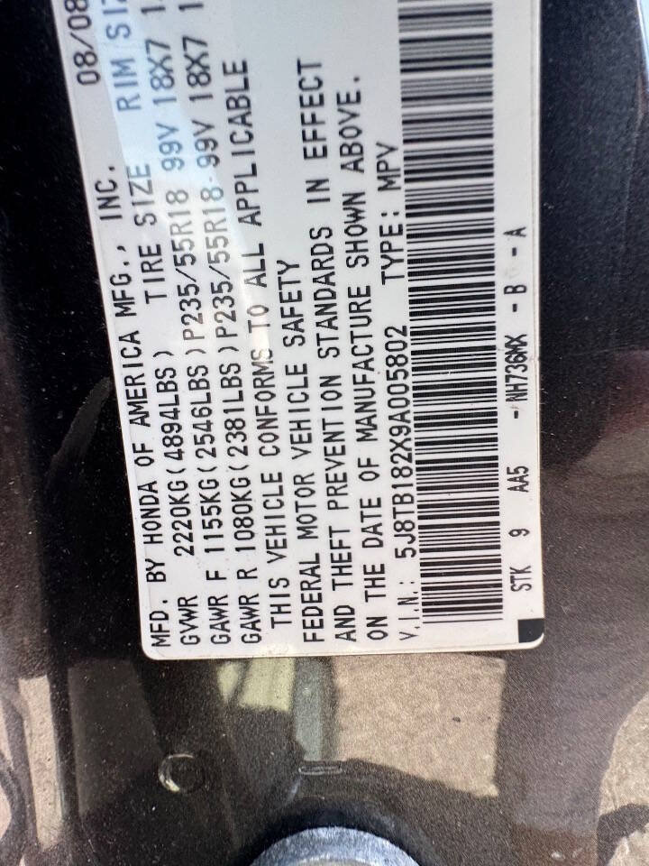 Used 2009 Acura RDX SH-AWD image 9