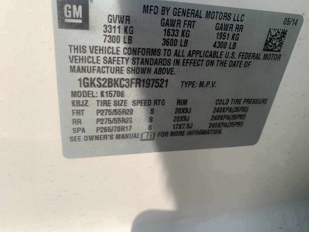 Used 2015 GMC Yukon SLT w/ Open Road Package AWD/4WD image 20