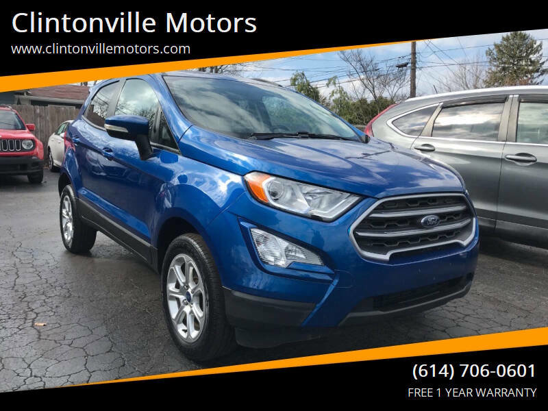 Used 2019 Ford EcoSport SE