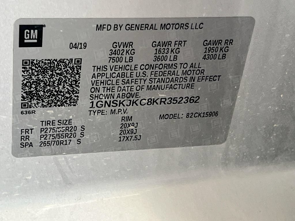 Used 2019 Chevrolet Suburban Premier AWD/4WD image 36