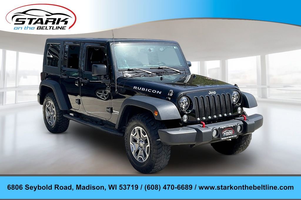 Used 2015 Jeep Wrangler Unlimited Rubicon w/ Connectivity Group AWD/4WD image 1