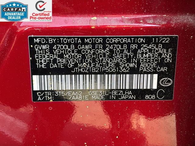 Used 2023 Lexus IS 350 F Sport w/ Navigation Package image 45