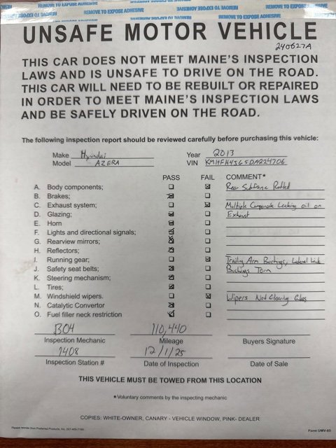 Used 2013 Hyundai Azera w/ Technology Pkg image 29