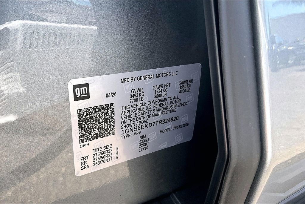 New 2026 Chevrolet Suburban RST w/ Comfort Package AWD/4WD image 11