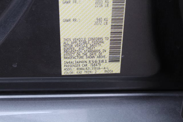 Used 2015 Nissan Altima 2.5 SL w/ Moonroof Package FWD image 32