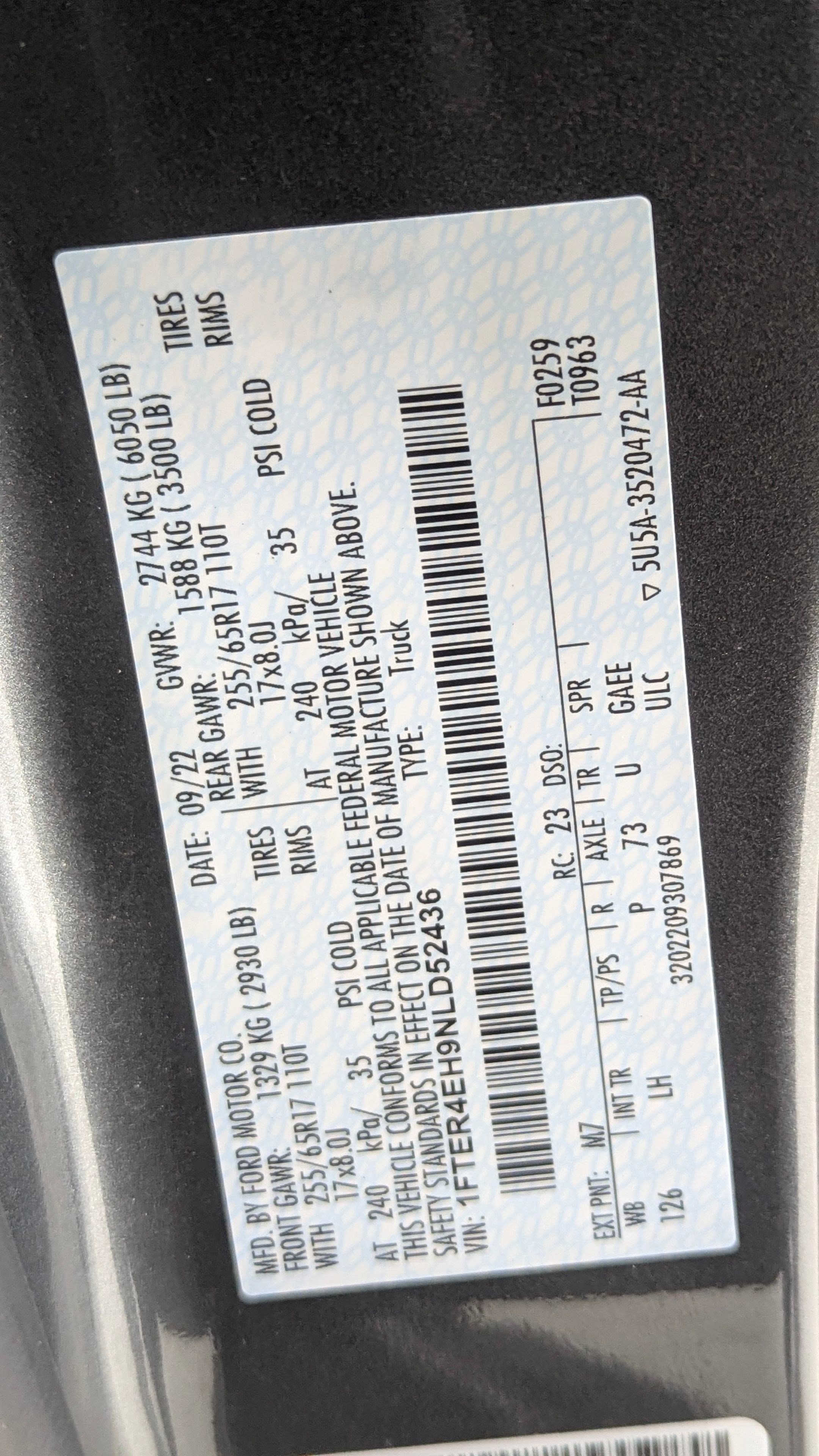 Used 2022 Ford Ranger XLT w/ Equipment Group 302A High image 19