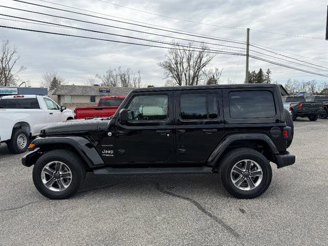 Used 2021 Jeep Wrangler Unlimited Sahara w/ Uconnect 4C Nav & Sound Group AWD/4WD image 3