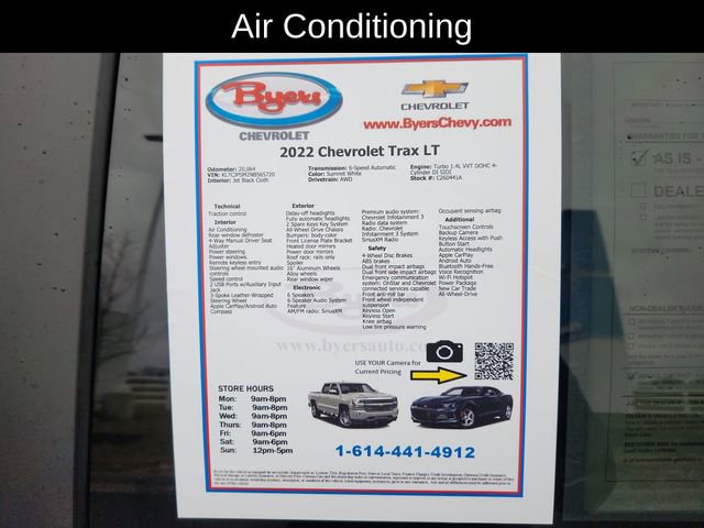 Used 2022 Chevrolet Trax LT w/ LT Convenience Package image 12