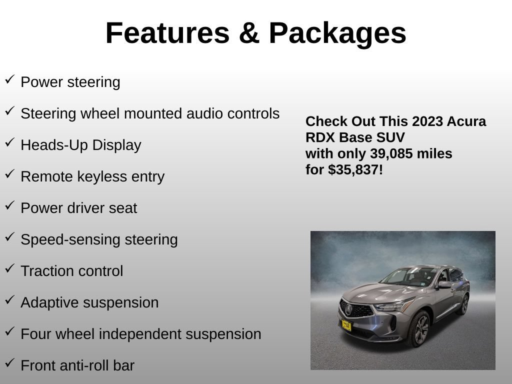 Used 2023 Acura RDX w/ Advance Package AWD/4WD image 12