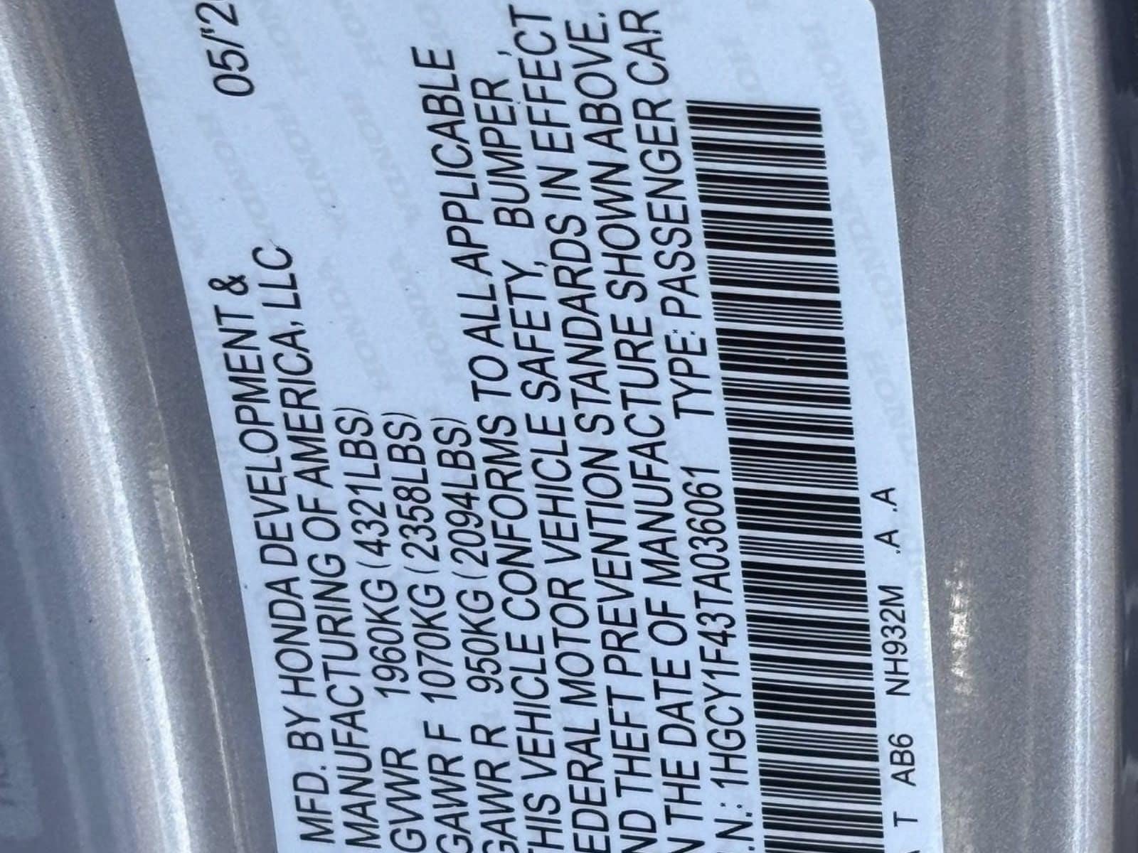 New 2026 Honda Accord SE image 21